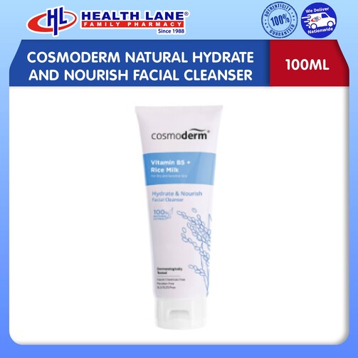 COSMODERM NATURAL HYDRATE AND NOURISH FACIAL PENCUCI (100ML)